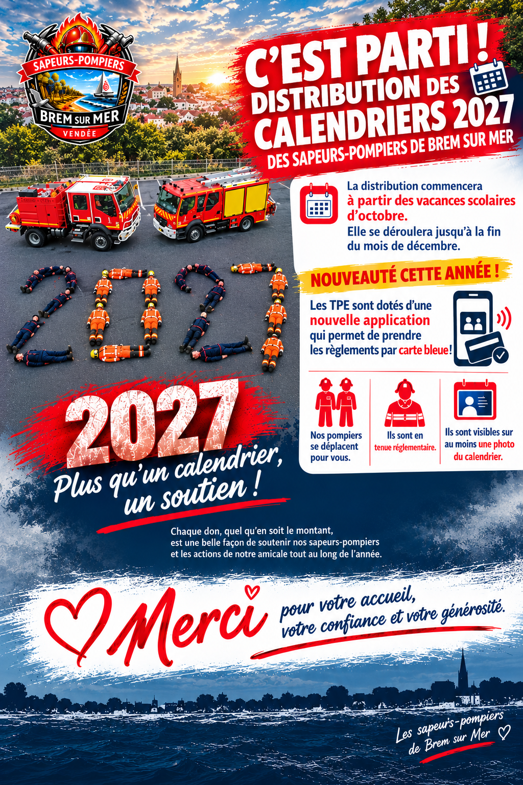 Distribution calendrier